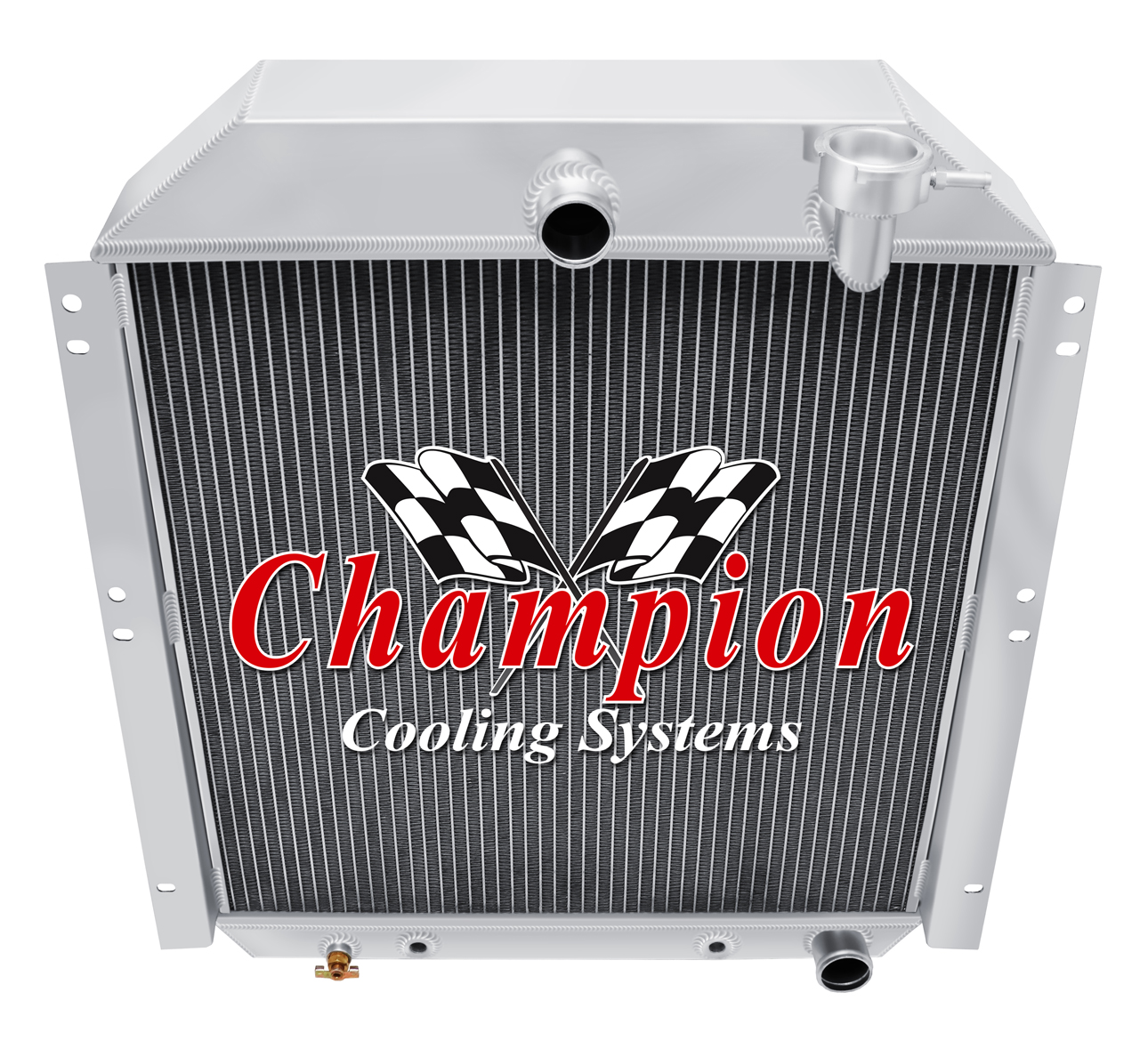 4 Row Racing Champion Radiator W 16 Fan For 1947 1954 GMC Truck L6