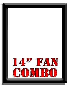 14" Fan Combo
