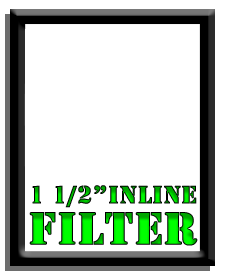 1 1/2" Inline Filter