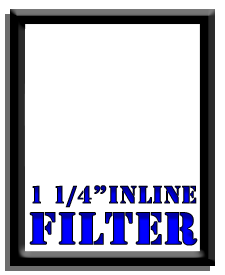 1 1/4" Inline Filter
