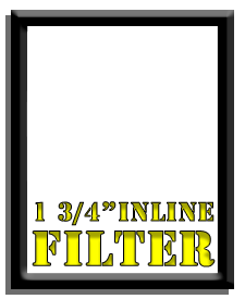 1 3/4" Inline Filter