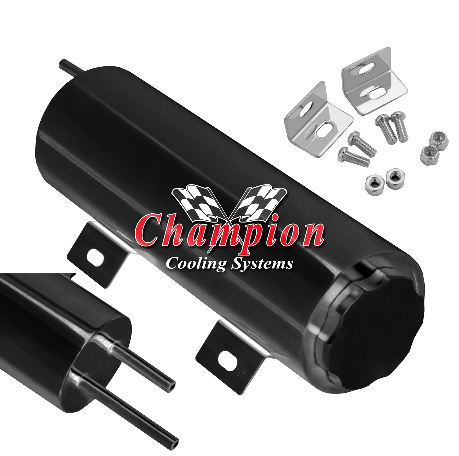 Rockin Champion 3" x 10" Black Stainless Steel Overflow Tank #OF 3 x 10-BLK Rockin Champion 3" x 10" Black Stainless Steel Overflow Tank #OF 3 x 10-BLK