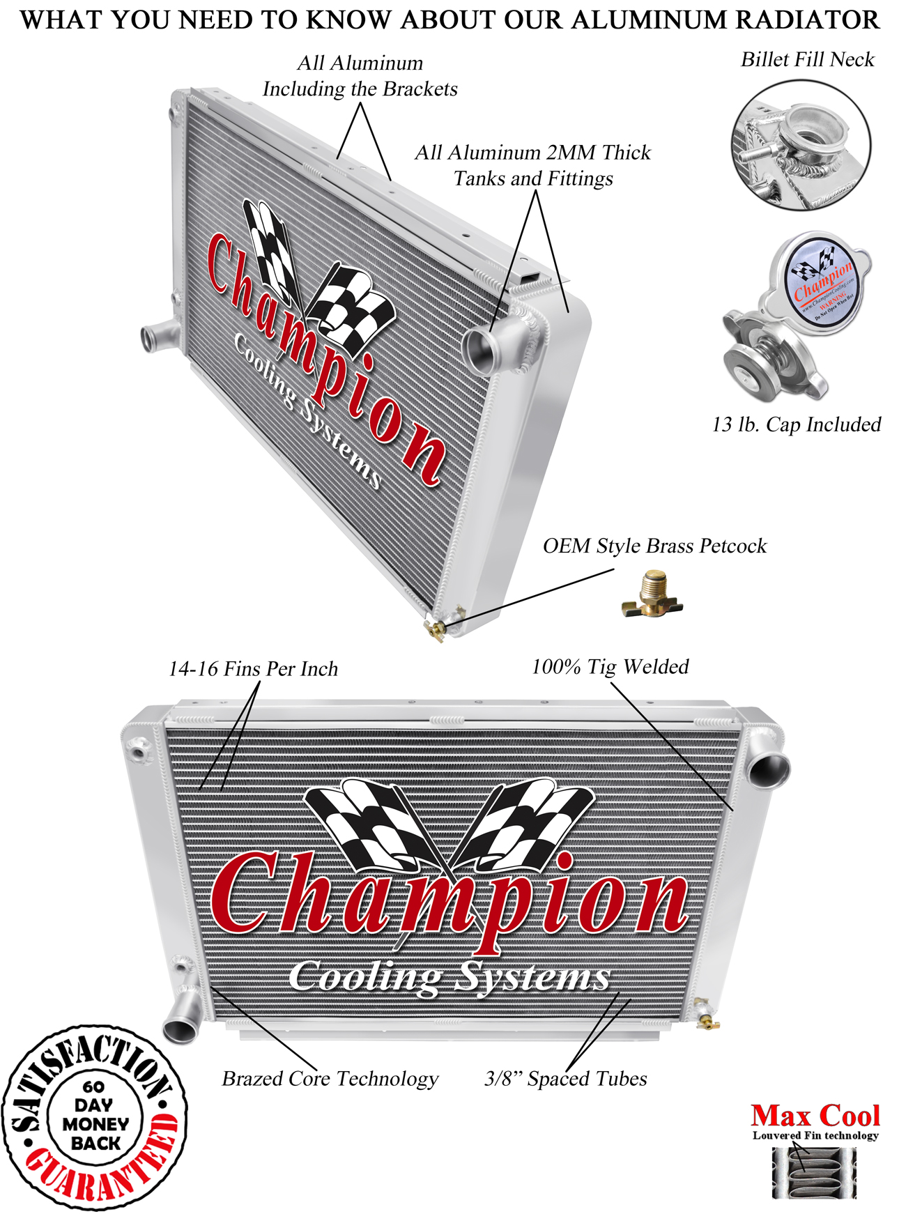 WR 3 Row Radiator,Shroud,2 13" Fans for 1961-1965 Lincoln Continental V8 #CC6165 WR 3 Row Radiator,Shroud,2 13" Fans for 1961-1965 Lincoln Continental V8 #CC6165
