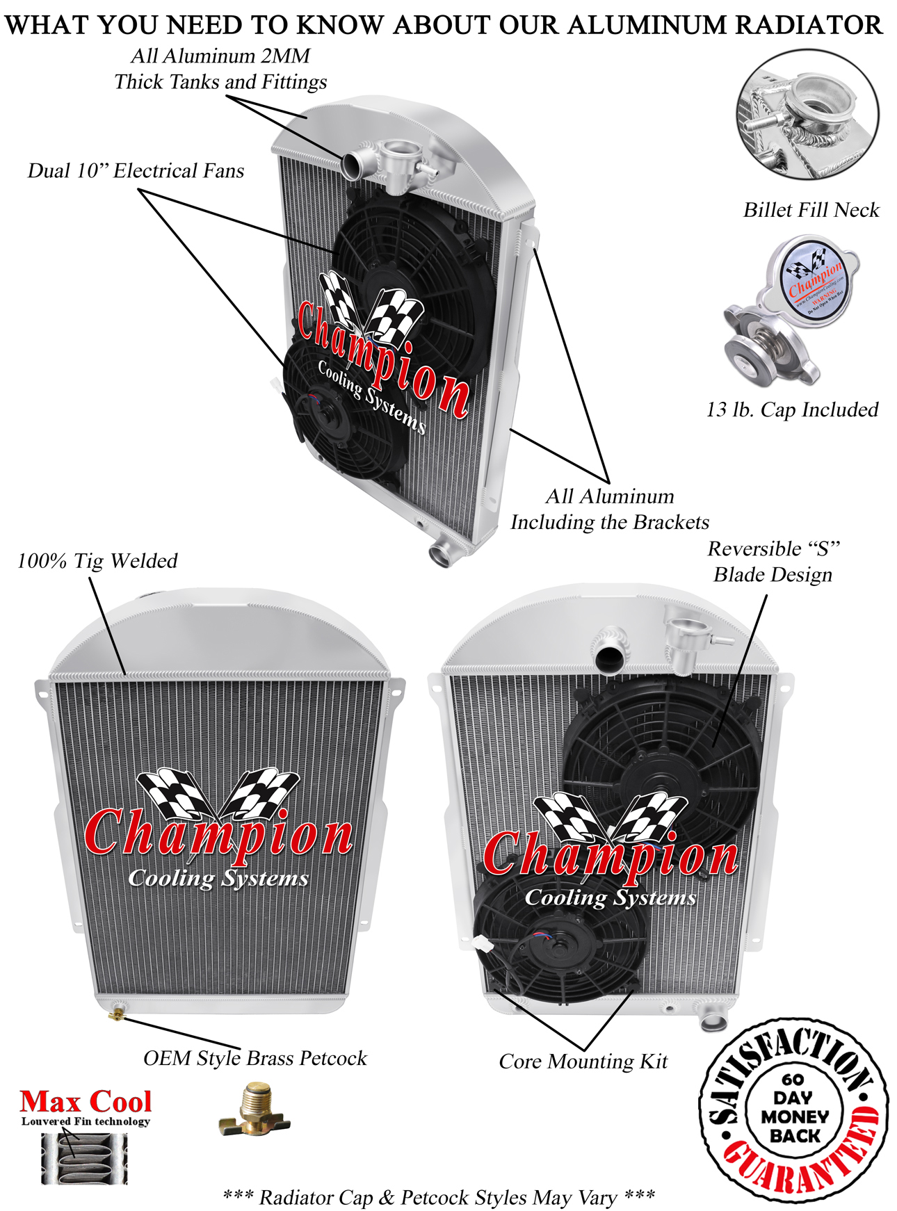 1939 1940 1941 Ford Deluxe Ford V8 Engine 1939-40 Mercury 3 Row WR Radiator