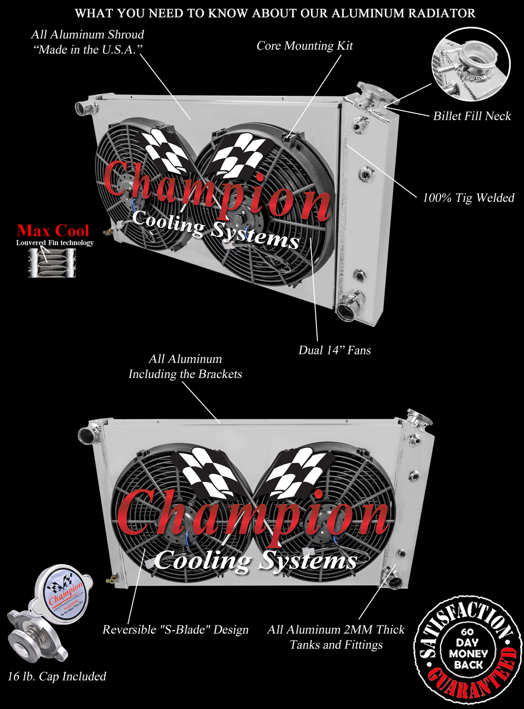 champion radiator fan shroud