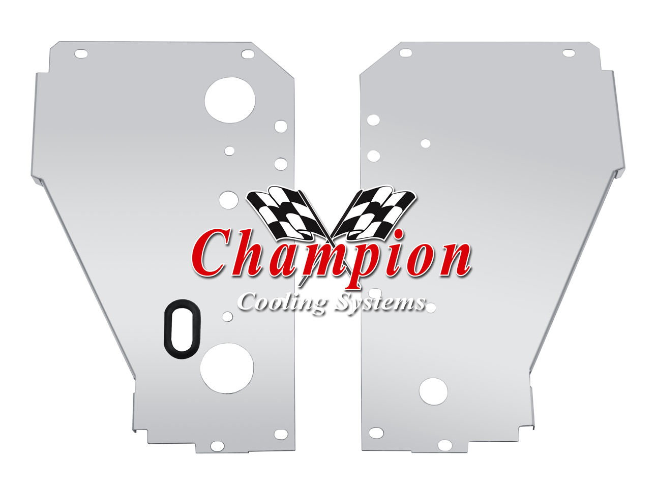 Rockin Champion Panel Set for 1955 Core Support with Dual Pass Configuration