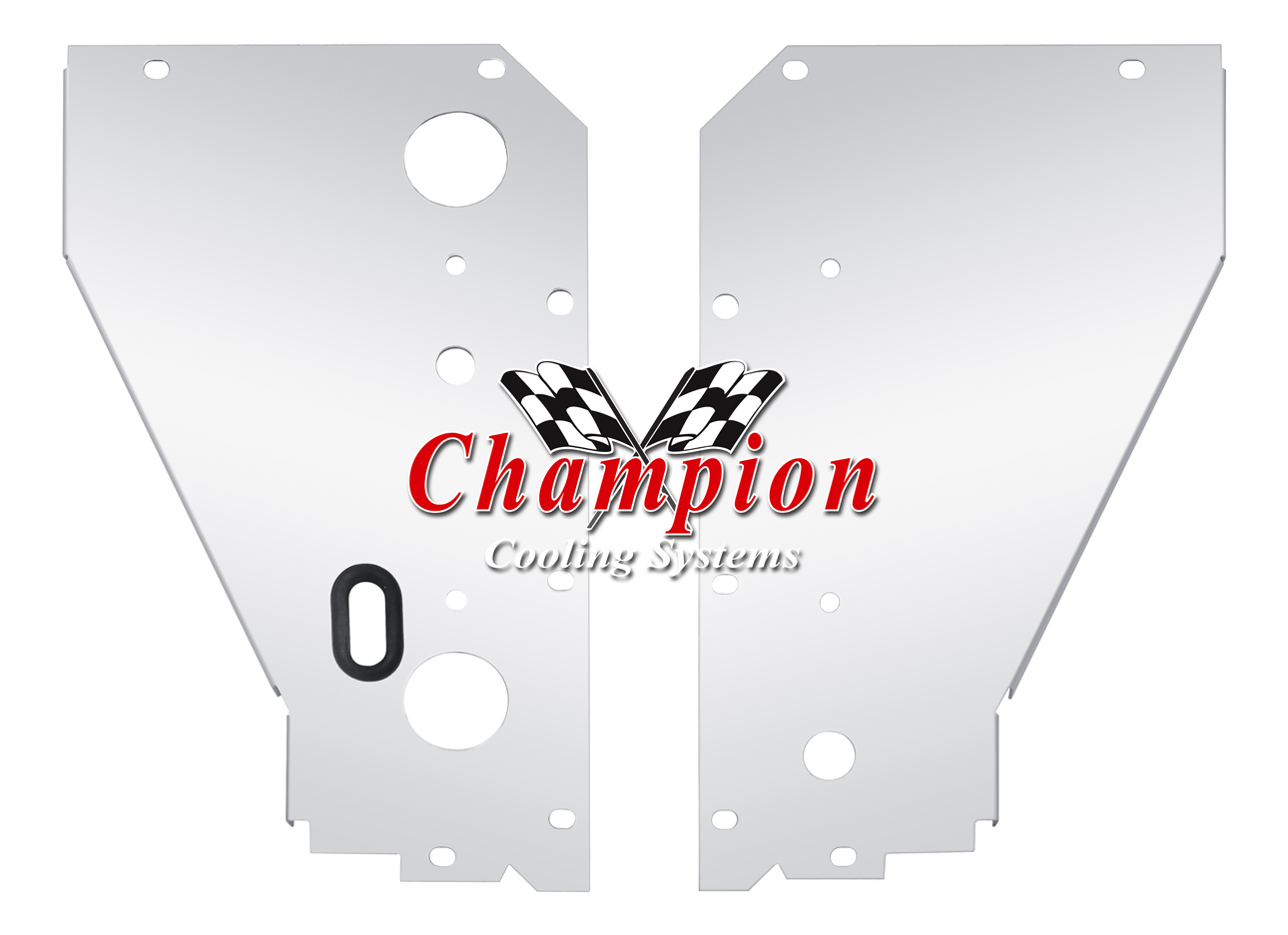 Rockin Champion Panel Set for 1957 Core Support with Dual Pass Configuration