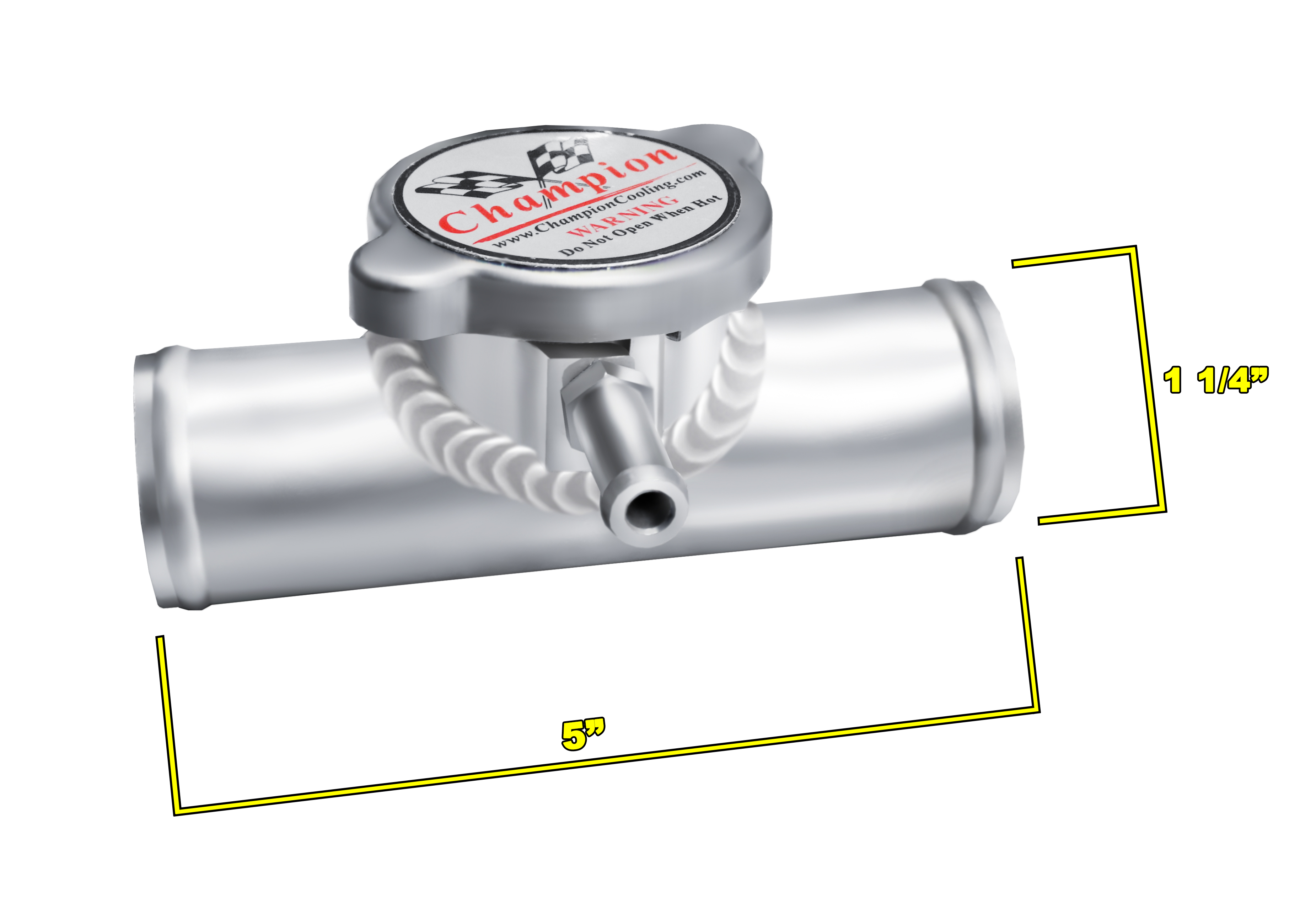 Kool Champion Remote Filler Neck for 1 1/4" Hose #RFN125